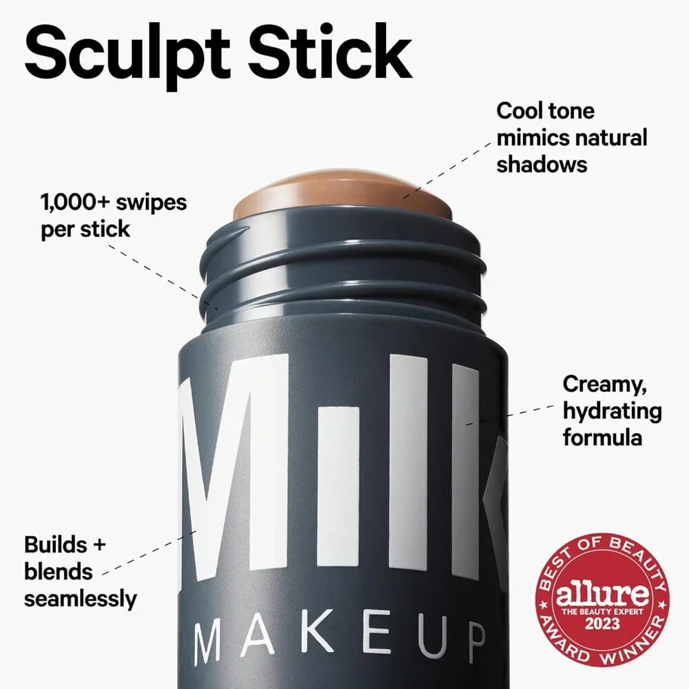 Buildable Cool-Toned Contour Stick with Nourishing Ingredients - Travel-Friendly
